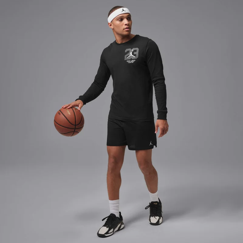 Jordan Black Men's Sport Essentials Dri-FIT Basketball Shorts for Men | Best Price UAE