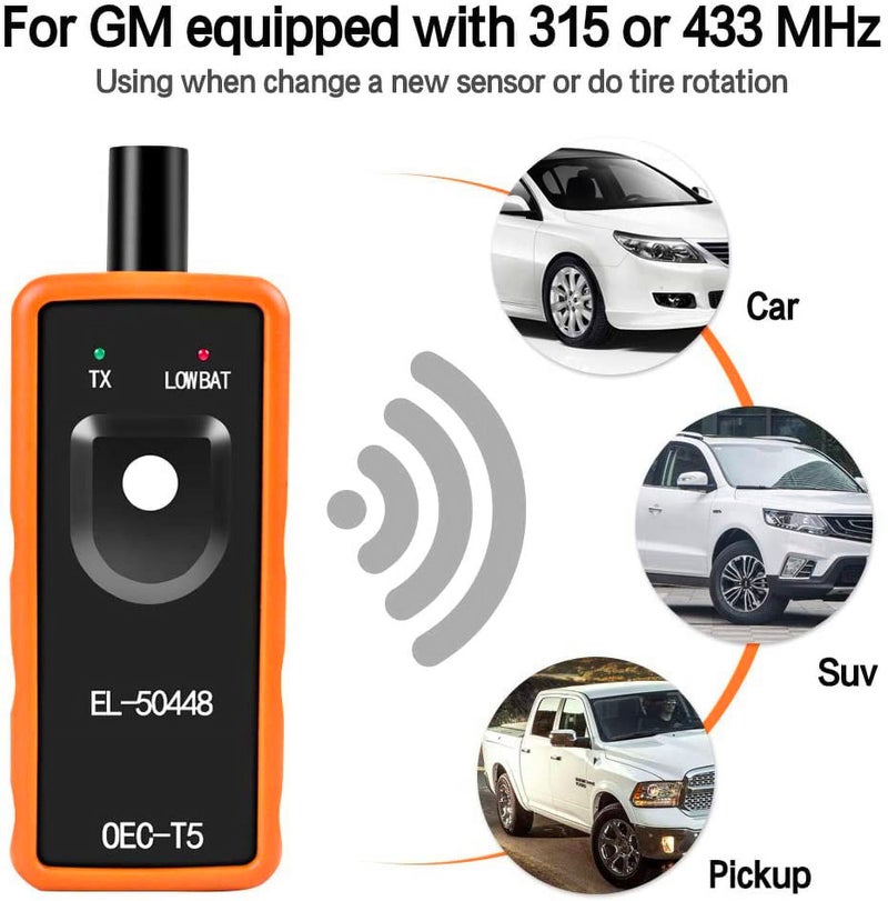 VXDAS VXDAS Ultimate EL-50448, Auto Tire Pressure Monitor Sensor TPMS Relearn Reset Activation Tool for GM/Ford Multiplex Series Vehicles  - Image 2