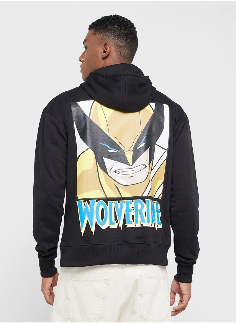 MARVEL Xmen Men'S Oversized Pullover