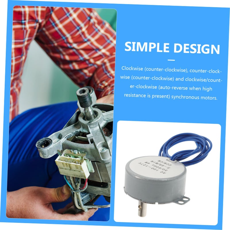 AC Synchronous Electric Motor Slow Speed CCW CW Rotation For Decorative Lights Heaters - Image 4