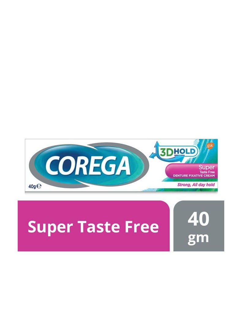 Corega Super tastefree 40G