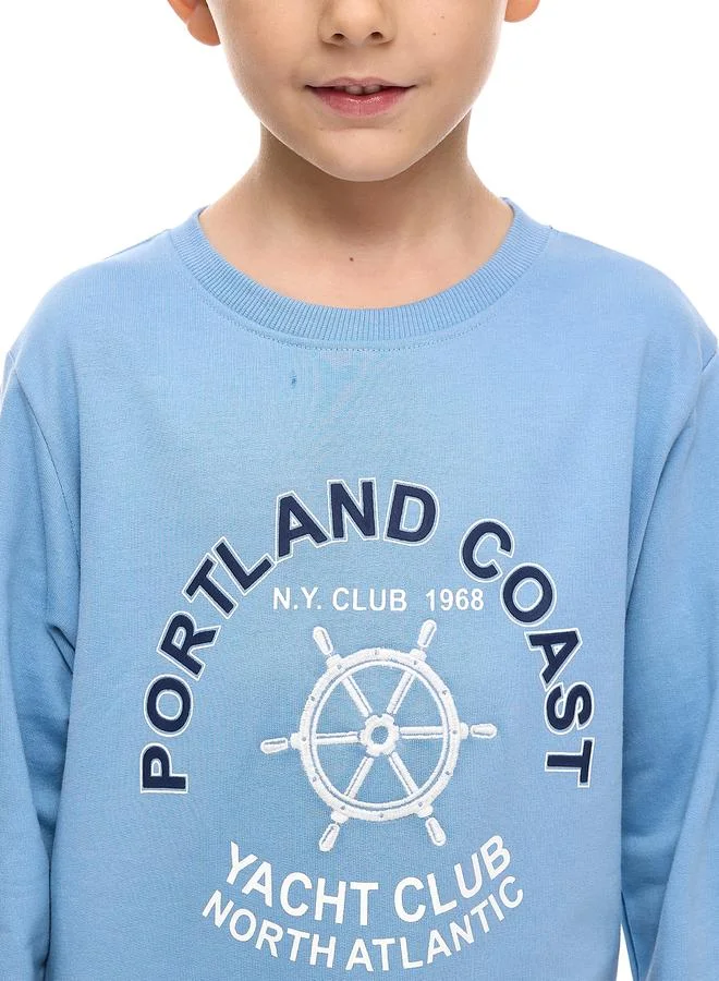 victor and jane Victor And Jane Boys Nautical Style Sweatshirt and Jogger Set