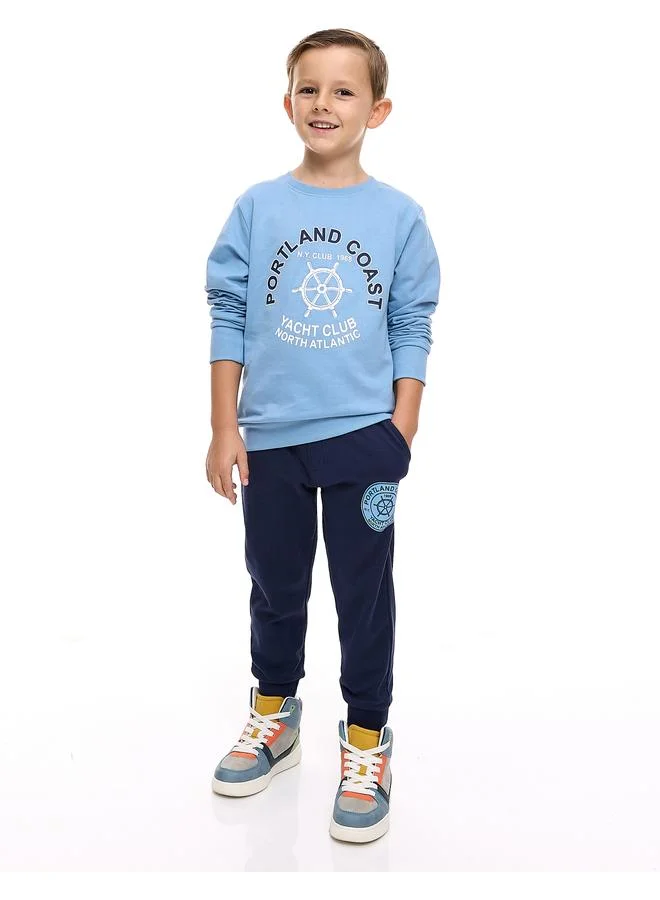 victor and jane Victor And Jane Boys Nautical Style Sweatshirt and Jogger Set