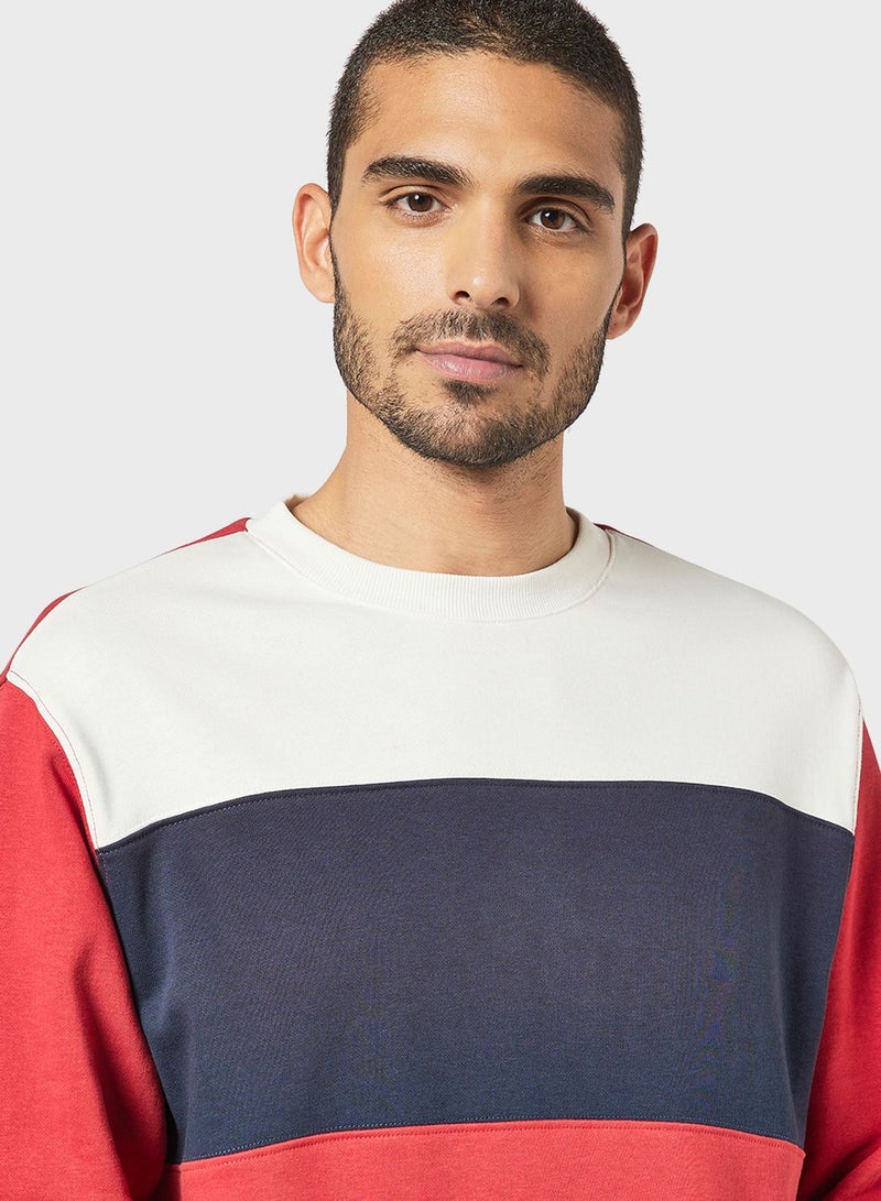 Mango Man Color Block Sweatshirt - Image 3