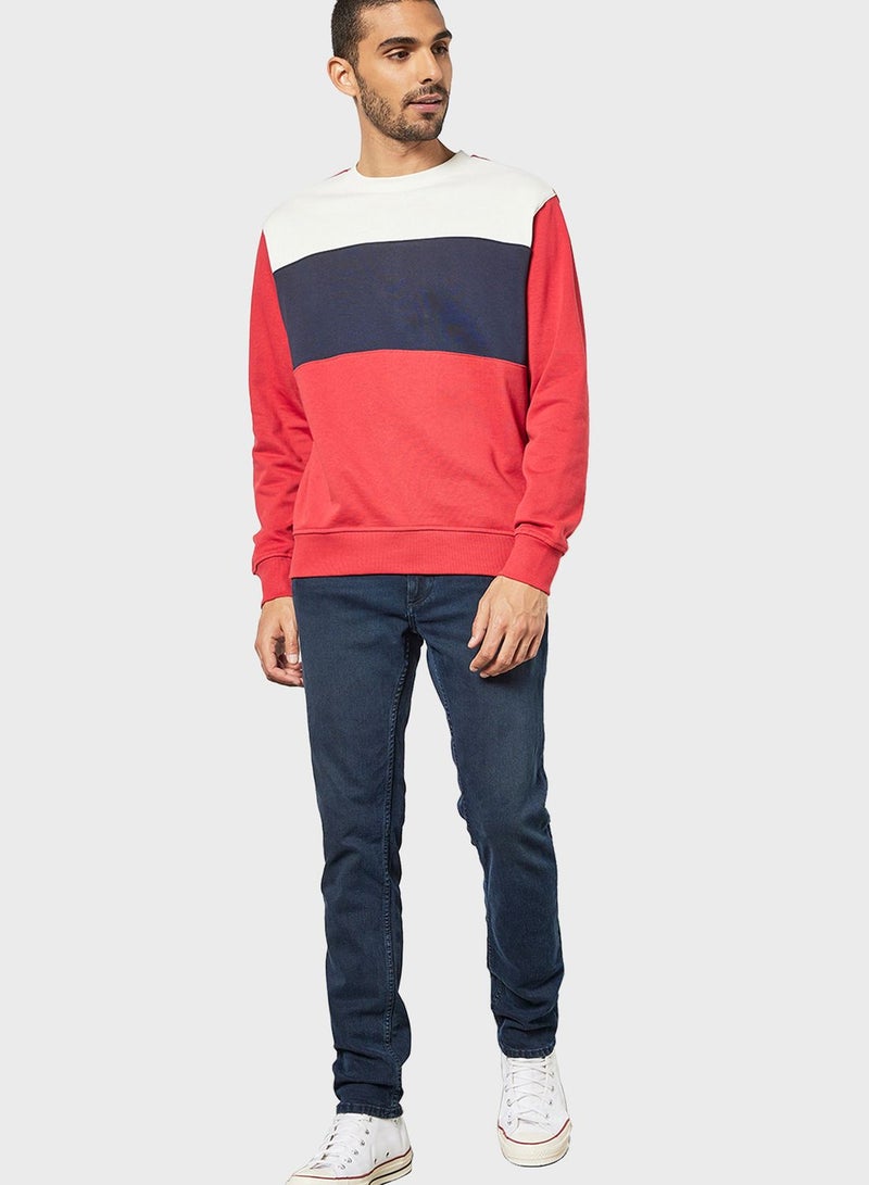 Mango Man Color Block Sweatshirt - Image 4