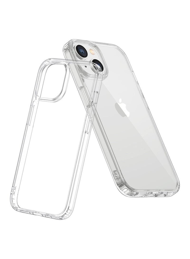 ELTRAZONE iPhone 14 Series Transparent Case Cover Ultra Slim Crystal Clear Transparent Soft PTU Material Corner Bumpers Shock Proof Anti Scratches (IPhone 14) - Image 4