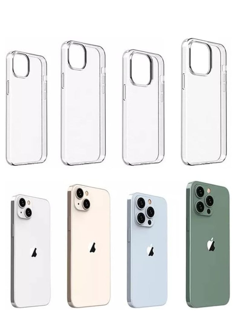 ELTRAZONE iPhone 14 Series Transparent Case Cover Ultra Slim Crystal Clear Transparent Soft PTU Material Corner Bumpers Shock Proof Anti Scratches (IPhone 14) - Image 3