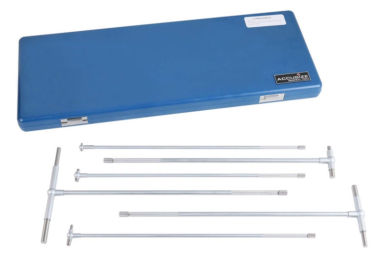 Accusize Industrial Tools أدوات أكسوسيز الصناعية 5/16'' - 6"، مجموعة 6 قطع من مقياس التلسكوب ذو المدى الطويل، 3602-5012 - Image 2