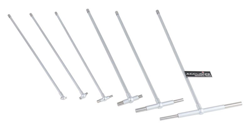 Accusize Industrial Tools أدوات أكسوسيز الصناعية 5/16'' - 6"، مجموعة 6 قطع من مقياس التلسكوب ذو المدى الطويل، 3602-5012 - Image 5