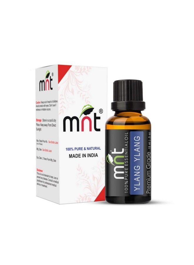 MNT Ylang Ylang Essential Oil 100% Pure & Natural Therapeutic Grade Oil For Hair Growth Healthy Skin And Aromatherapy (15Ml) - Image 1