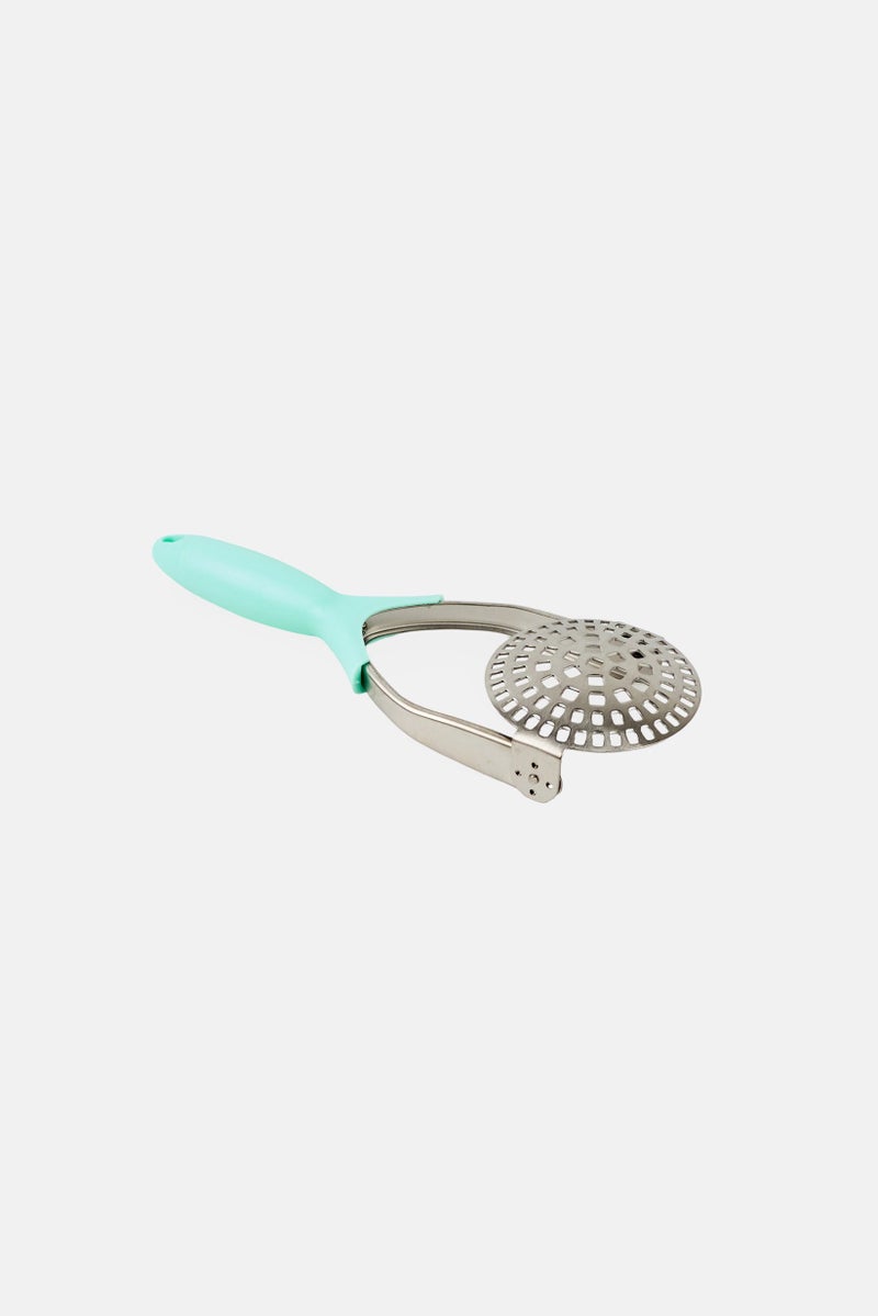 Phantom Chef Foldable Potato Masher, Turquoise - Image 2