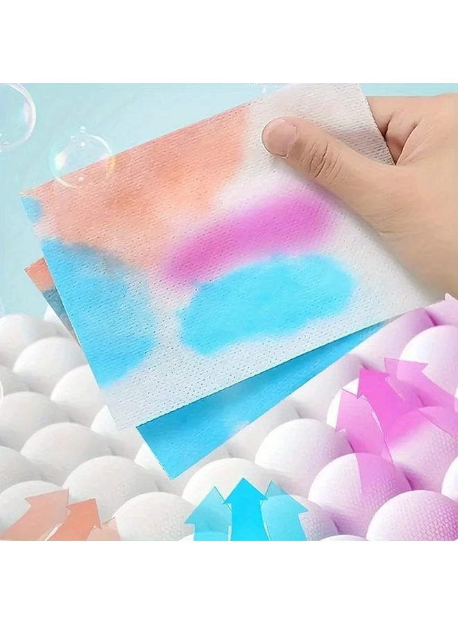 200 قطعة من أوراق الحماية البيضاء المضادة لانتقال الصبغة، ورق ممتص، حامي الأقمشة، أساسيات الغسيل - Image 5