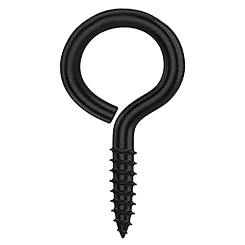 Axe Sickle Black 1 Inch Metal Screw Eye Pins Hooks Mini for DIY Jewelry Making, Arts & Crafts Project, 100 Pcs - Image 3