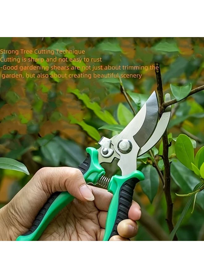 Random Color Professional Pruning Shears Stainless Steel Ergonomic Non Slip Handle Precision Blades 1pc - Image 3