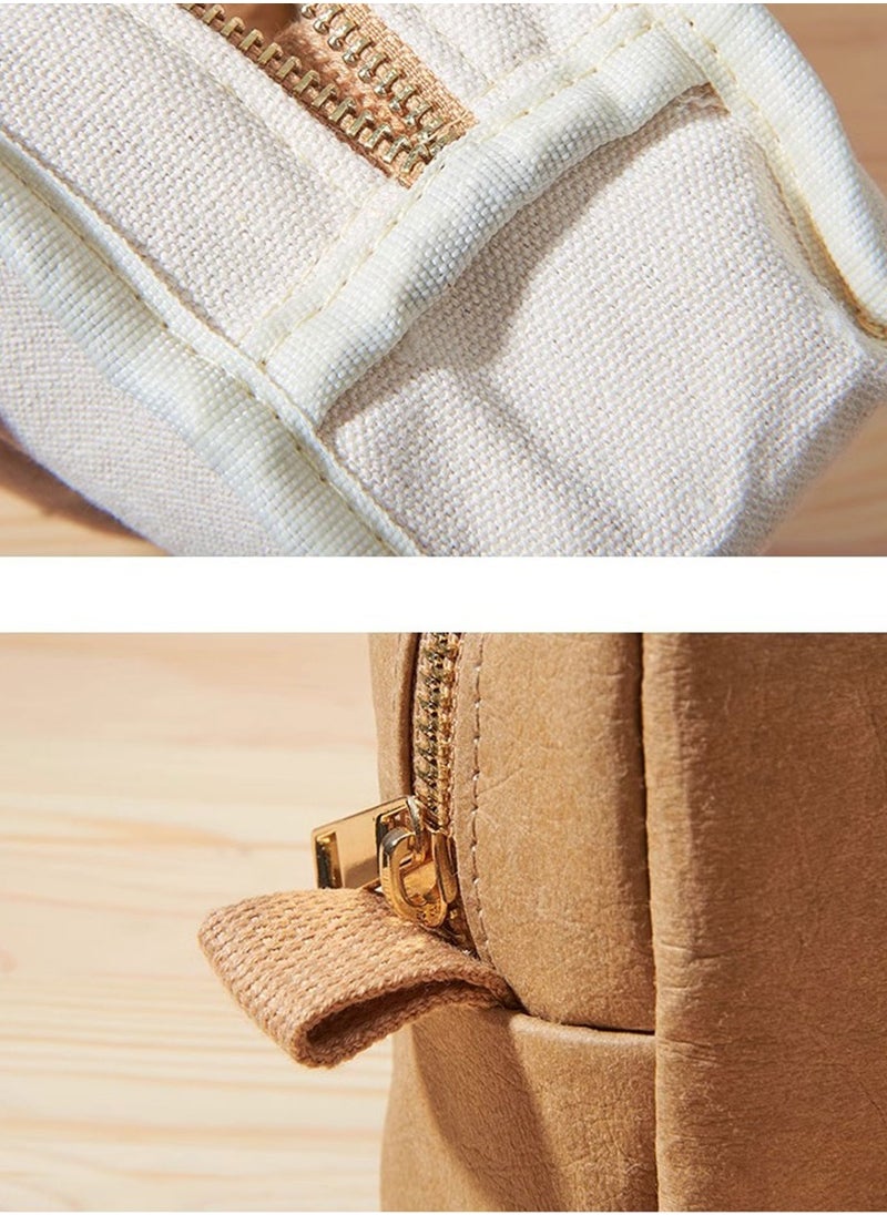 JML - Kraft Paper Organizer Cosmetic Bag Digital Data Cable Headphone Sundries Bag Mobile Hard Disk Laptop Power Cable Mouse Portable Charging Treasure - Image 1
