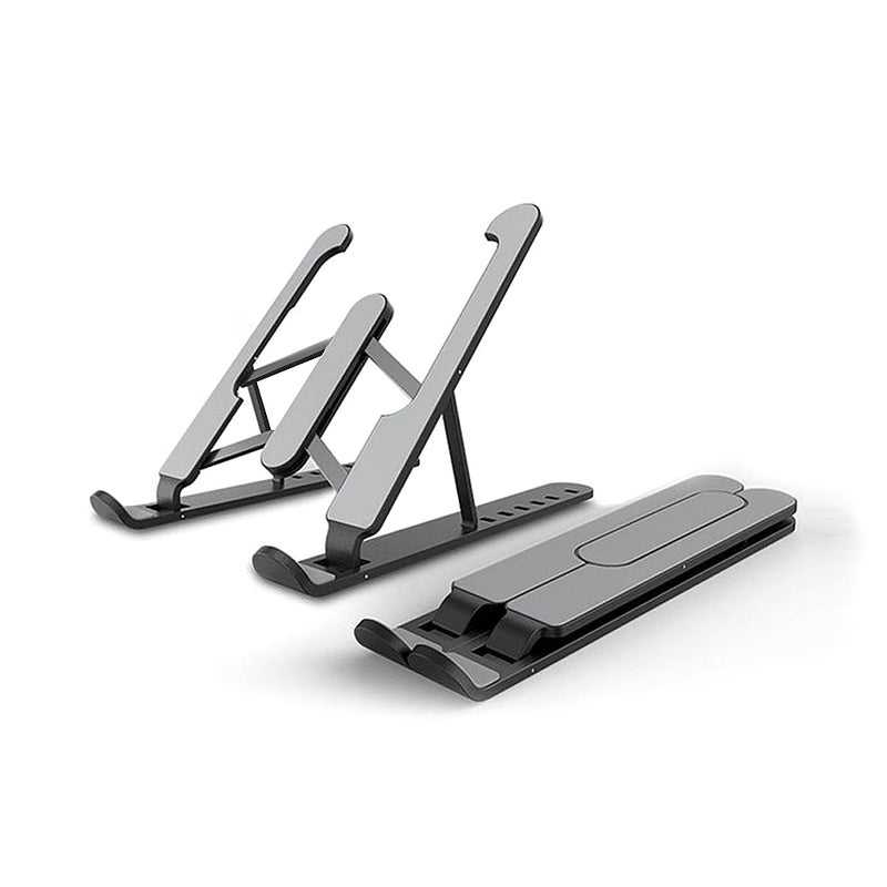 حامل لابتوب بارتفاع قابل للتعديل أسود - Image 1