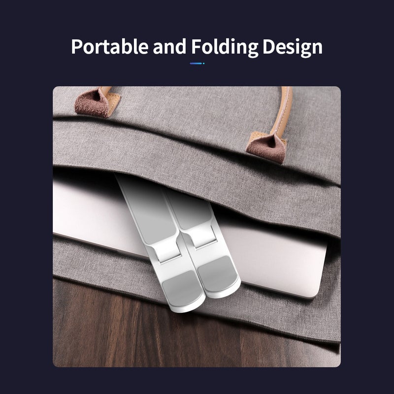 حامل لابتوب بارتفاع قابل للتعديل أسود - Image 2