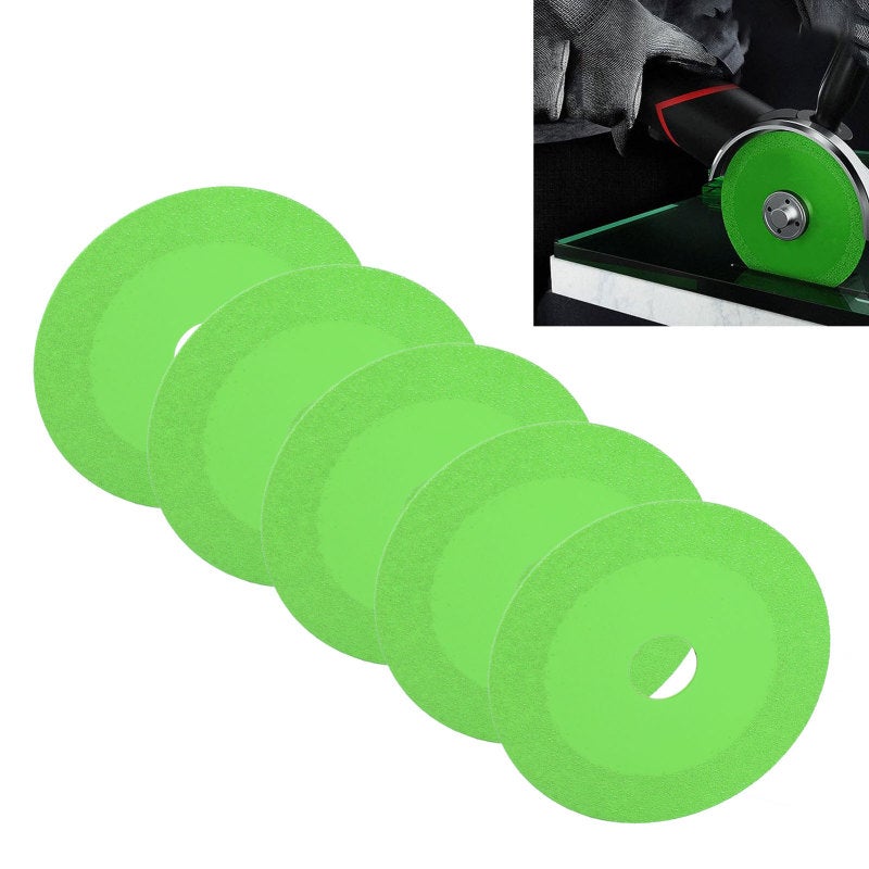 Glass Cutting Disc 4 Inch 1mm Ultra Thin Saw Blade - Chip Free Smooth Cutting Blade for Angle Grinder Ceramic Tile Glass Dry Wet Cutting - Image 1