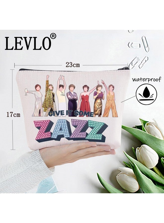 LEVLO The Prom Musical Cosmetic Makeup Bag The Prom Musical Character Inspired Gift Give It Some Zazz Makeup Zipper Pouch Bag (Zazz) - Image 2