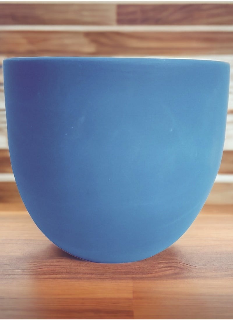 Shatla Shop Blue Decorative Pot for plants and cactus - for Office decoration & Home decor  - Image 2