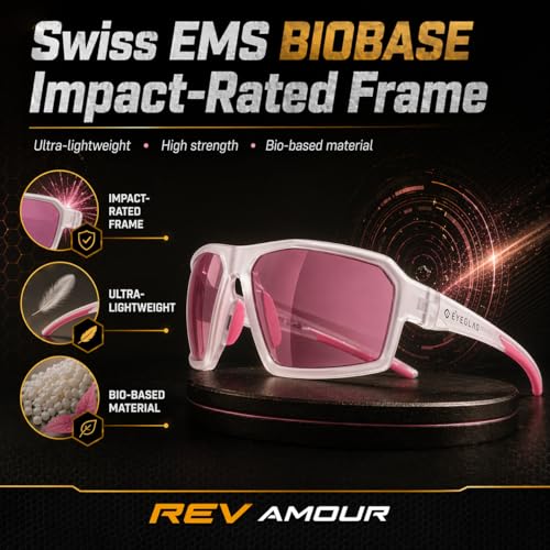 EYEGLAD REV Amour Z87+ Safety Glasses, UV400 Polycarbonate Impact-Resistant Safety Sunglasses, Anti-Scratch & Anti-Oil, Protective Industrial Work & Outdoor Riding Eyewear (Glass Trace) - Image 4