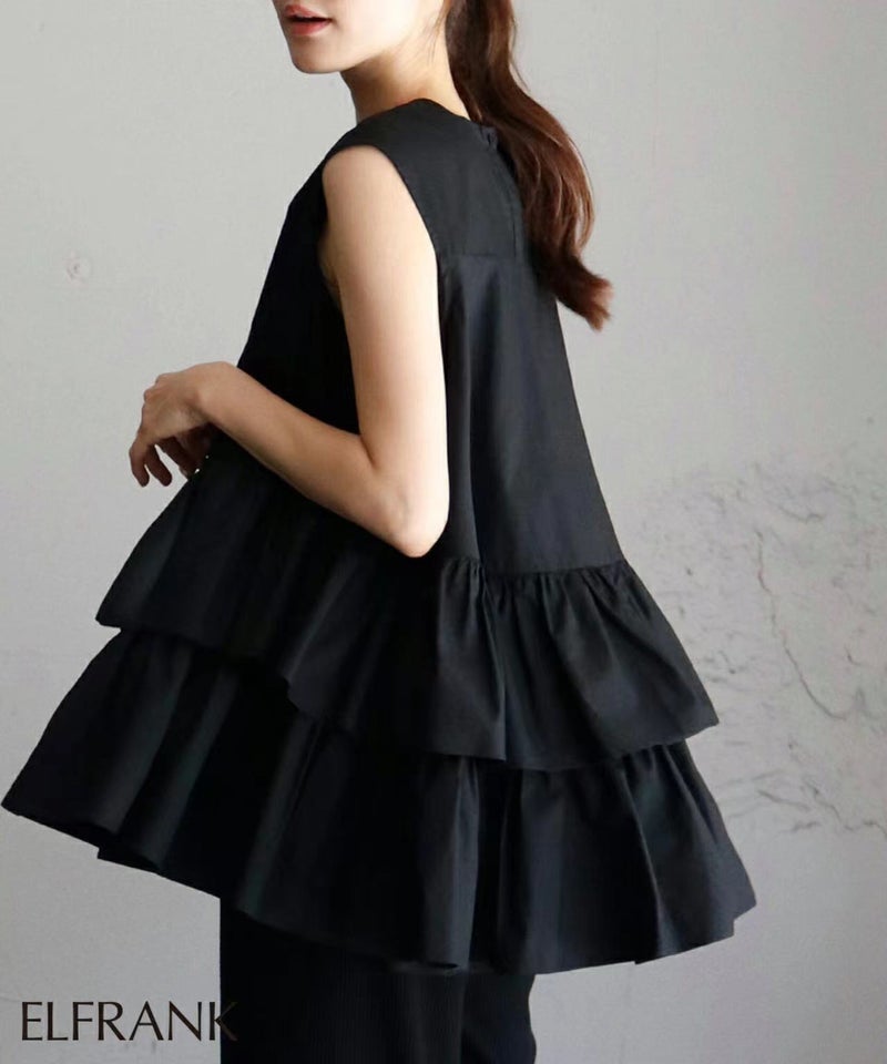 Sweet Japanese Doll Shirt Summer New Loose Round Neck Multi-color Gray plaid - Image 5