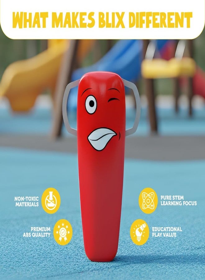 BLIX Queaky Charge - Rechargeable STEM Toy for Kids, Electronic Circuit Science Kit, Musical Sensation & Conductivity Experiment Toy, Educational Gift for Boys & Girls Ages 5,6,7,8,9+ (Red) - Image 4