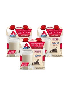 Vanilla Cream Meal Size Protein Shake, 23g Protein, Low Glycemic, 3g Carb, 1g Sugar, Keto Friendly