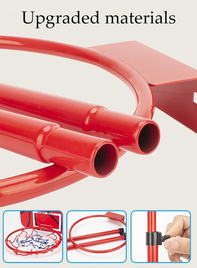 DUNISO Basketball Hoop for Kids，Kids Basketball Hoop with Adjustable Height，Durable and Stable，for Boys Girls Age 8-12 Indoor Outdoor Play, Birthday Gifts，150-180cm - Image 5