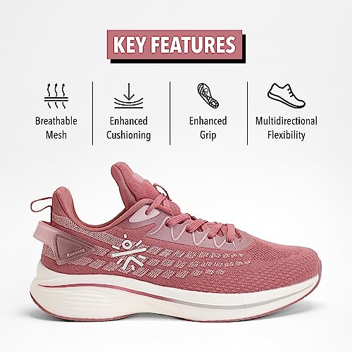 CULT Active Women Running Shoes (CS702266UK5_Pink_UK5) - Image 3