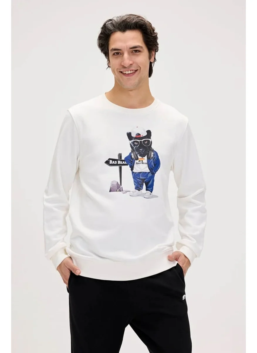 Bad Bear Men's Sweatshirt White 24.02.12.020