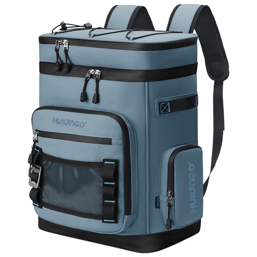 Hulongo 48Cans Cooler Backpack Waterproof Insulated Backpack Cooler for Men Women Leakproof Blue - Image 1