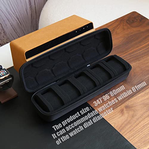 Besforu Watch Travel Case for Men and Women Portable Single Watch Storage box and Organizer for Wristwatches and Smart Watches - Image 3