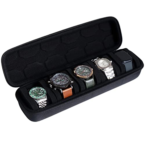 Besforu Watch Travel Case for Men and Women Portable Single Watch Storage box and Organizer for Wristwatches and Smart Watches - Image 1