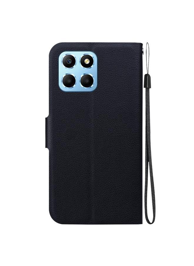 Zaboon - Case For Honor X8 5G Ultra-thin Voltage Magnetic Buckle Leather Phone Case - Image 1