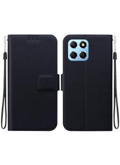 Case For Honor X8 5G Ultra-thin Voltage Magnetic Buckle Leather Phone Case