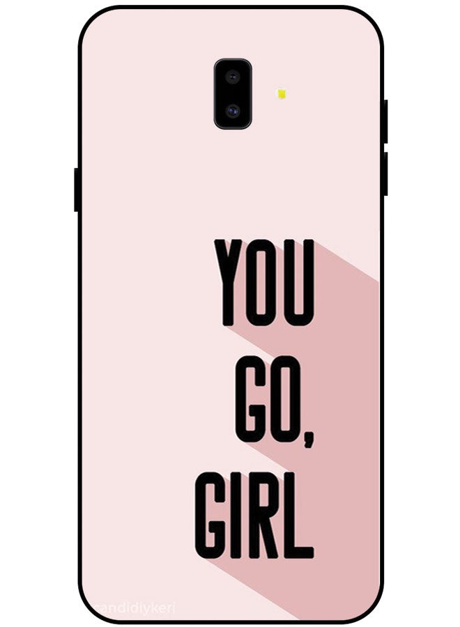 EYE CATCH Protective Case Cover For Samsung Galaxy J6 Smart Series Printed Protective Case Cover for Samsung J6 You Go Girl - Image 1