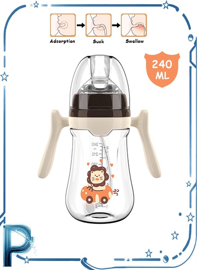 Photon كوب شرب للأطفال، كوب شرب مرجح غير قابل للانسكاب للأطفال الصغار، كوب شرب للأطفال مزود بمقابض، مقاوم للانسكاب وخالٍ من مادة BPA - Image 1