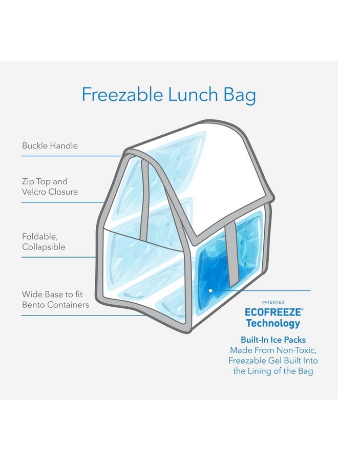 Packit Freezable Lunch Bag, Sky Blue - Image 3
