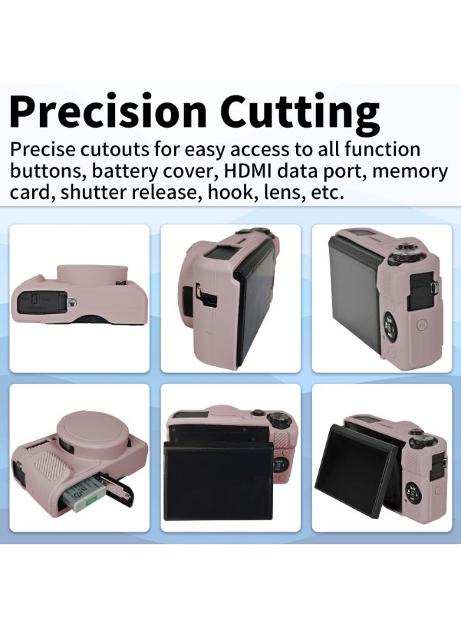 Winner G7X Mark II Case, Protective Case for Canon Powershot G7X Mark II Digital Camera, Removable Lens Cover Silicone Sleeve Soft Camera Cover Rubber Protective Body Skin- Grey - Image 5