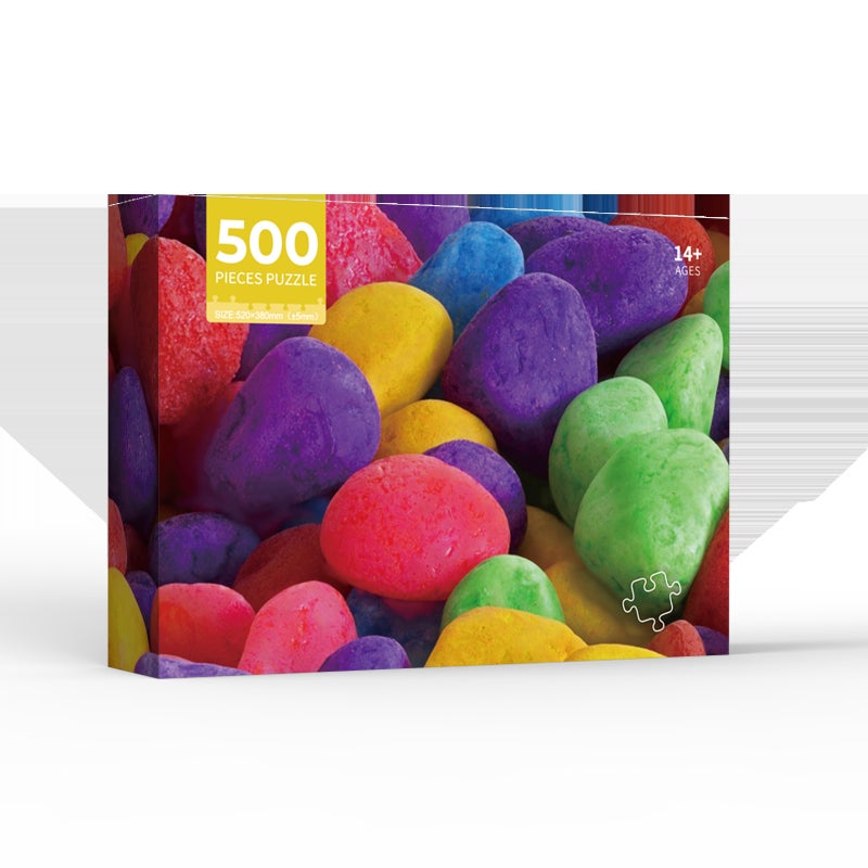 500-Piece Jigsaw Puzzle For Children And Adults, 52*38Cm High-Definition Printed Unisex Box, New Style, Can Be Pictureed - Image 1
