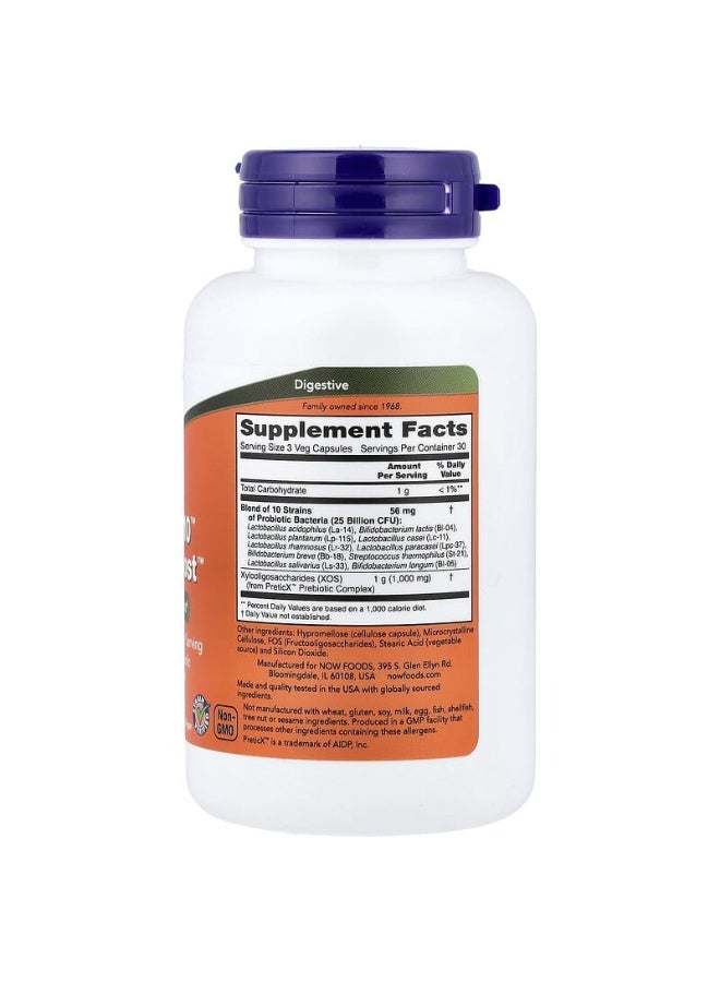 Now Foods Probiotic-10 And Bifido Boost Dietary Supplement - 90 Veg Capsules - Image 2