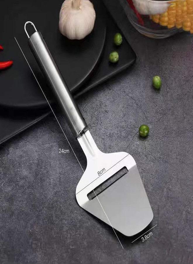 Yindeful Stainless Steel Cheese Slicer - Copenhagen For All Types of Cheese - Multi-Functional Cheese Slicer - Handheld Slicer - Silver Non-Stick - Dishwasher Safe - For Kitchen Cooking - Image 2