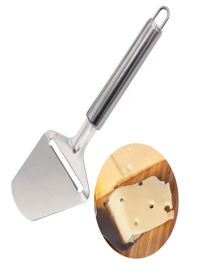 Yindeful Stainless Steel Cheese Slicer - Copenhagen For All Types of Cheese - Multi-Functional Cheese Slicer - Handheld Slicer - Silver Non-Stick - Dishwasher Safe - For Kitchen Cooking - Image 1