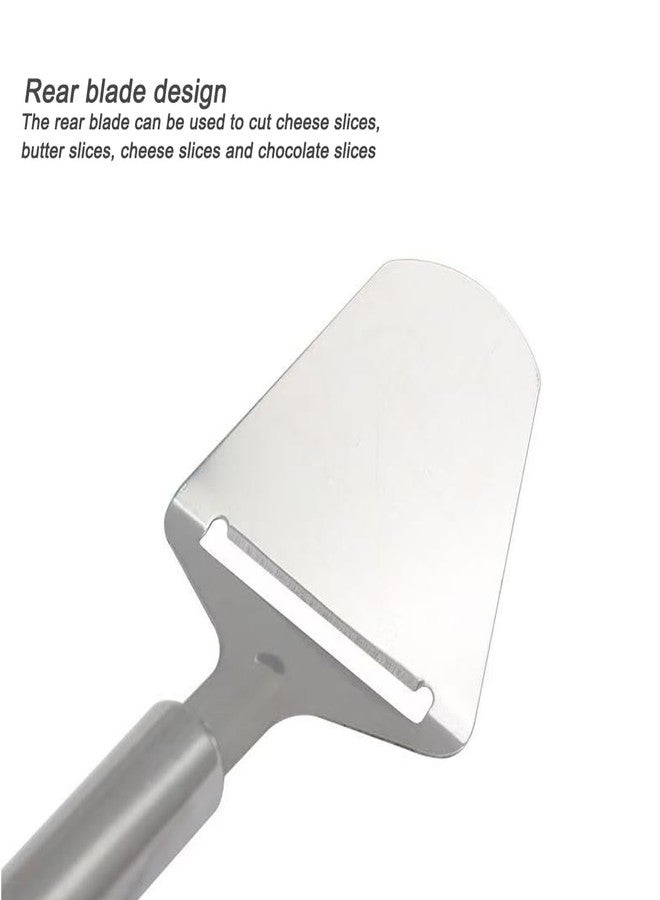 Yindeful Stainless Steel Cheese Slicer - Copenhagen For All Types of Cheese - Multi-Functional Cheese Slicer - Handheld Slicer - Silver Non-Stick - Dishwasher Safe - For Kitchen Cooking - Image 4