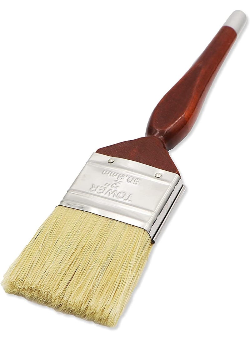 تاور مجموعة أدوات طلاء TOWER مكونة من 3 قطع - فرشاة طلاء 2 بوصة، بكرة طلاء 9 بوصة، عبوة إعادة تعبئة بكرة طلاء 9 بوصة، مجموعة لوازم طلاء، طلاء المنازل، أدوات، بكرة طلاء وفرش طلاء - Image 2