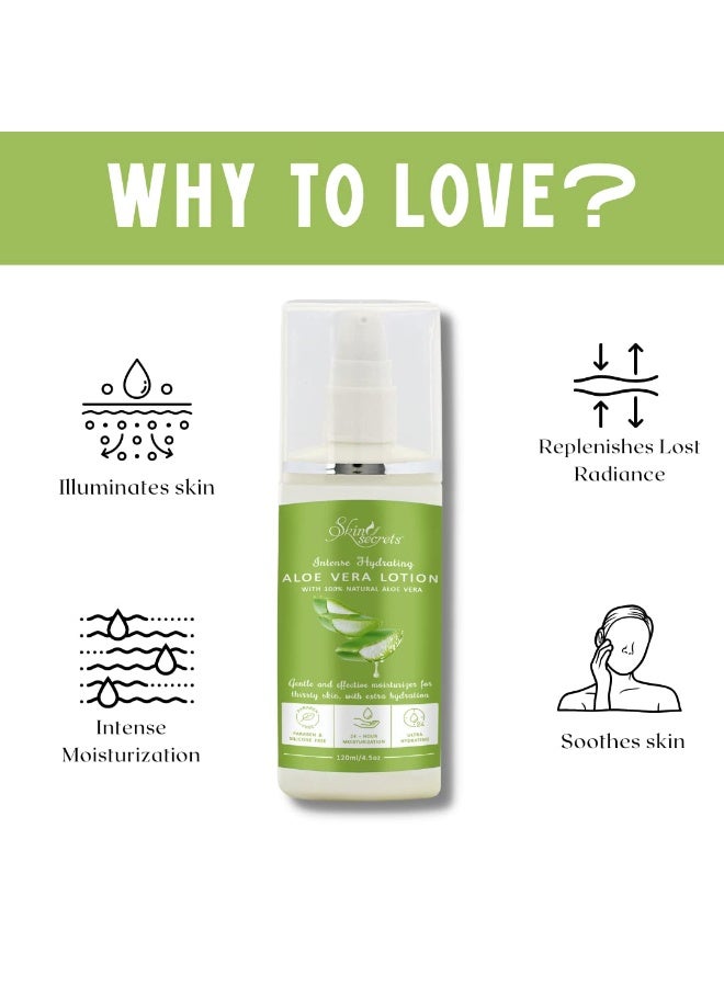 Skin Secrets Moisturizing Lotion (Aloe Vera) 120ml - Image 3