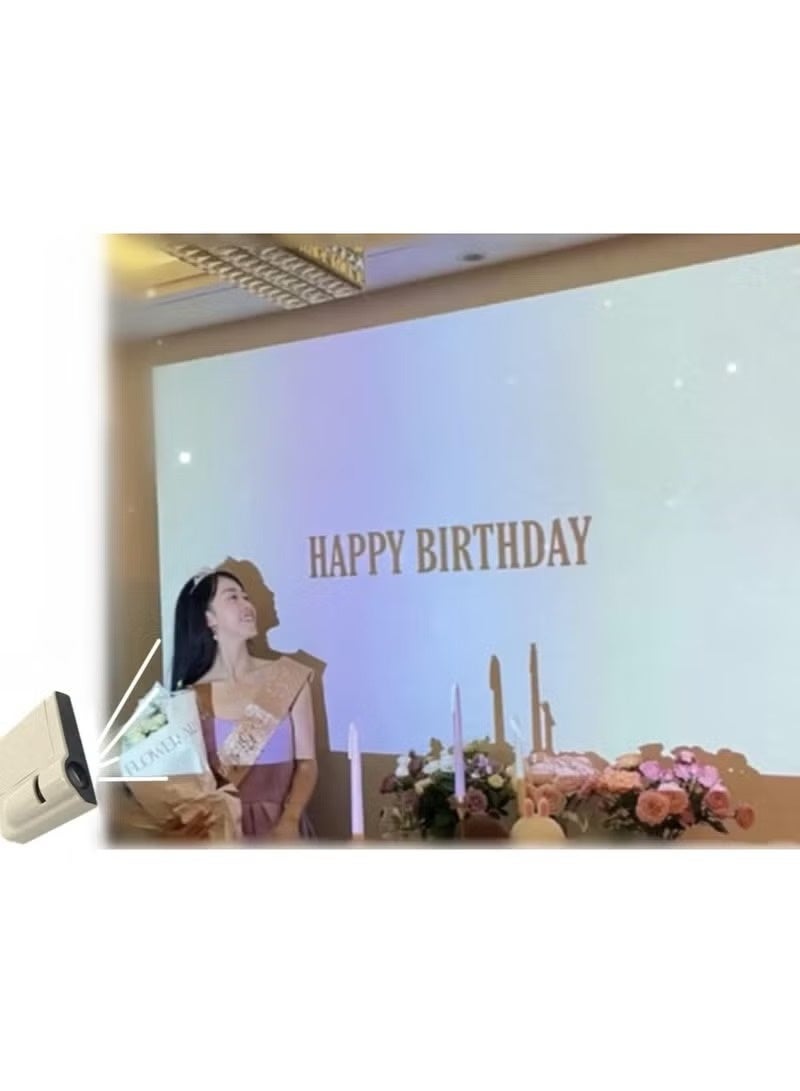 Birthday Projector Lights Creative Projector Indoor Outdoor Wall Party Backdrop Decoration Boys Girls Birthday Party Decoration - Image 1