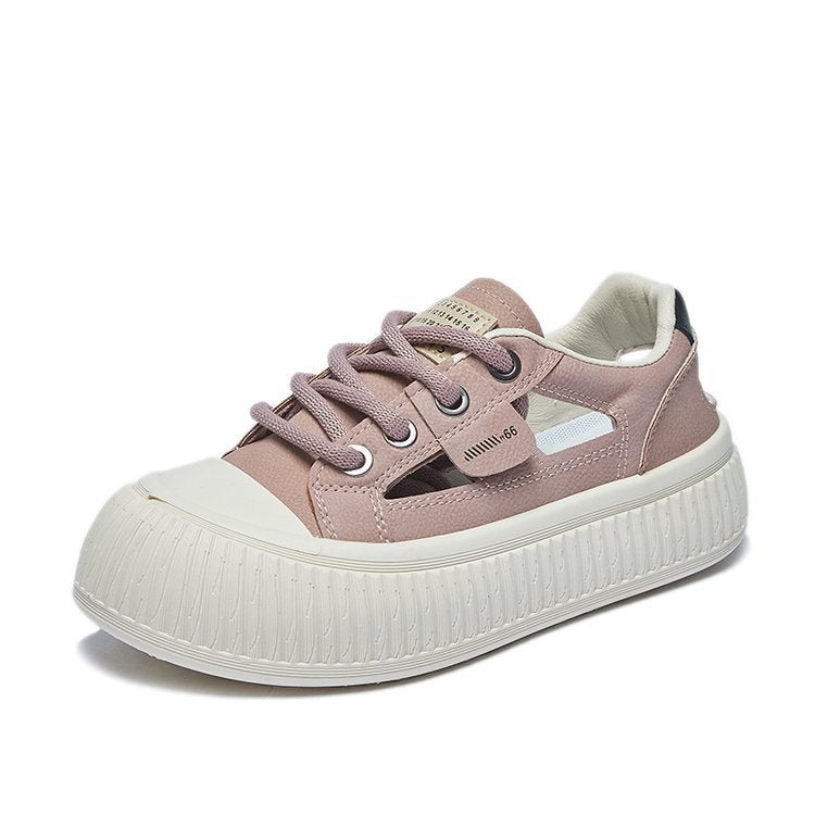 Ugly Cute Big Head Board Shoes Women'S 2023 Fashion Casual Shoes Platform Roman Hollow Sports Sandals - Image 5