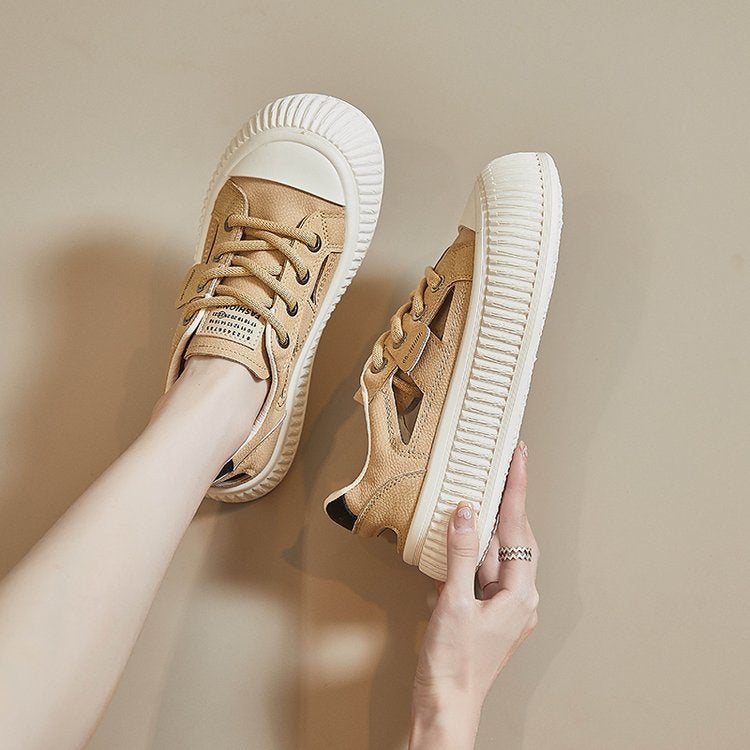 Ugly Cute Big Head Board Shoes Women'S 2023 Fashion Casual Shoes Platform Roman Hollow Sports Sandals - Image 3